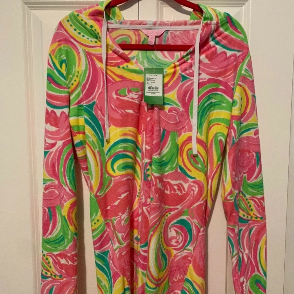 Lilly Pulitzer Megan Tunic Hoodie Multi